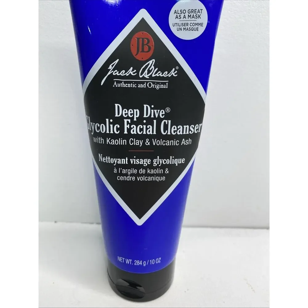 Deep Dive Glycolic Facial Cleanser 10 Fl Oz Jack Black Sealed - Picture 2 of 5
